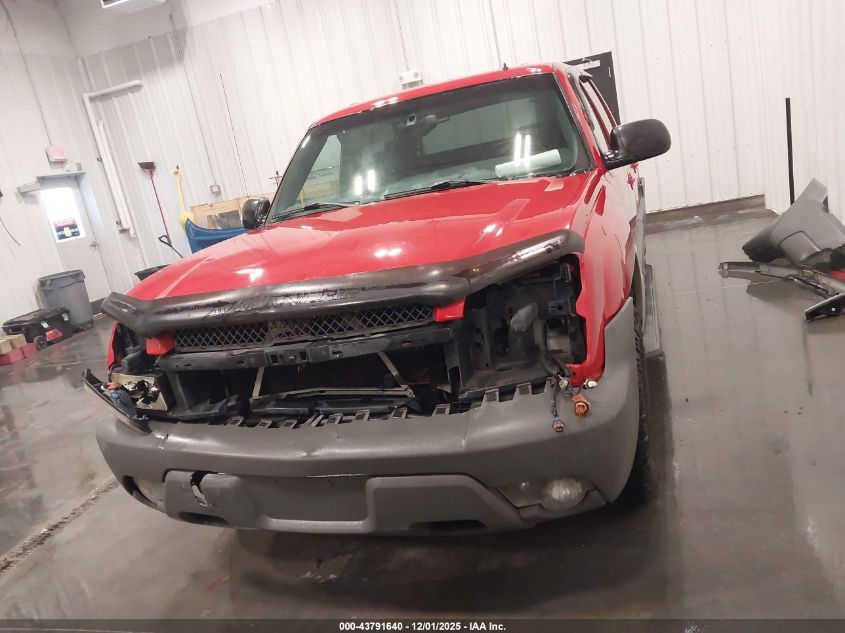 2002 Chevrolet Avalanche 1500 VIN: 3GNEK13TX2G129719 Lot: 43791640