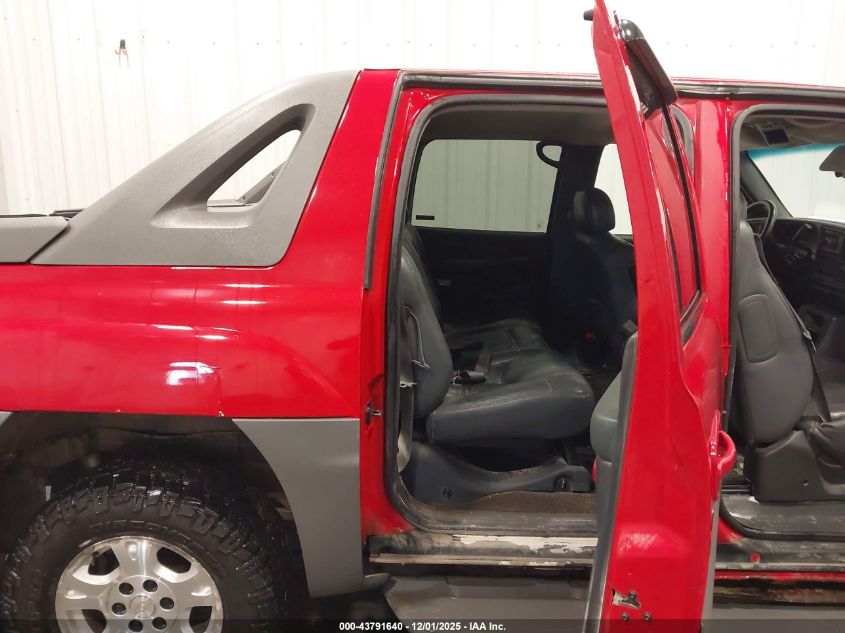 2002 Chevrolet Avalanche 1500 VIN: 3GNEK13TX2G129719 Lot: 43791640