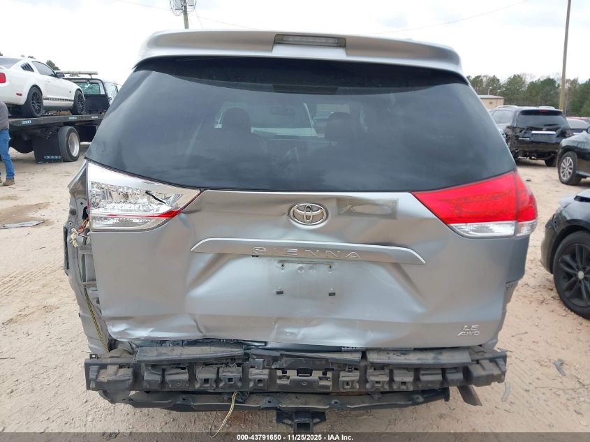 2014 Toyota Sienna Le 7 Passenger VIN: 5TDJK3DCXES075880 Lot: 43791650