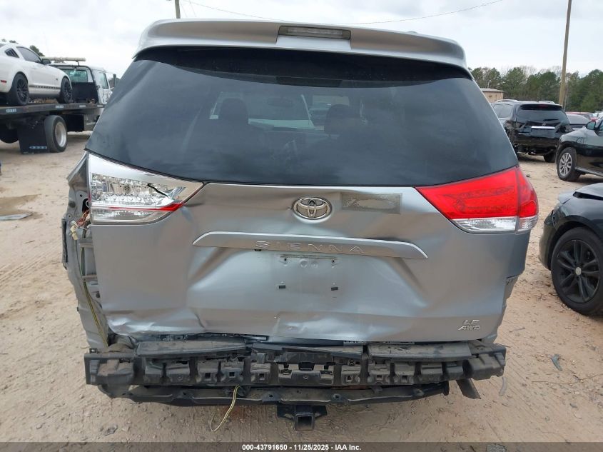 2014 Toyota Sienna Le 7 Passenger VIN: 5TDJK3DCXES075880 Lot: 43791650