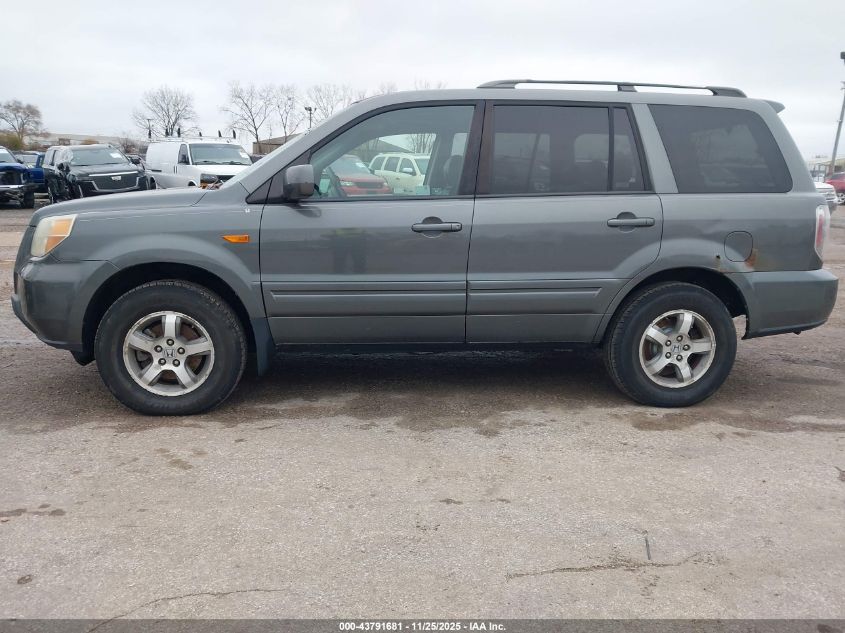 2008 Honda Pilot Ex-L VIN: 5FNYF18718B024569 Lot: 43791681