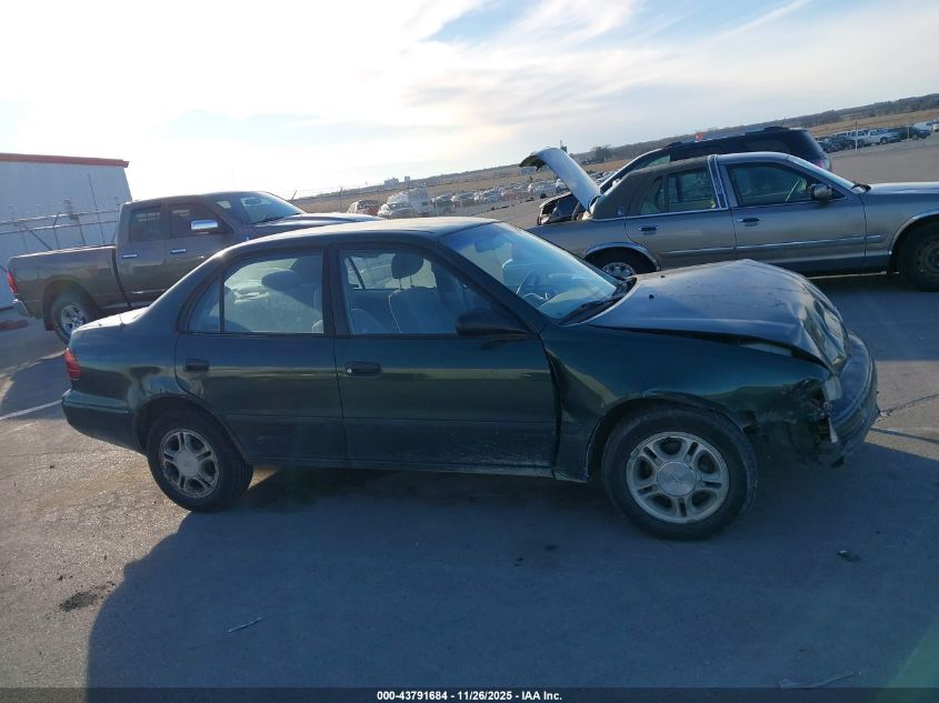 2000 Chevrolet Prizm Lsi VIN: 1Y1SK5287YZ404709 Lot: 43791684