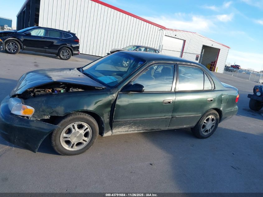 2000 Chevrolet Prizm Lsi VIN: 1Y1SK5287YZ404709 Lot: 43791684