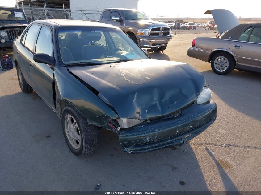 2000 Chevrolet Prizm Lsi VIN: 1Y1SK5287YZ404709 Lot: 43791684