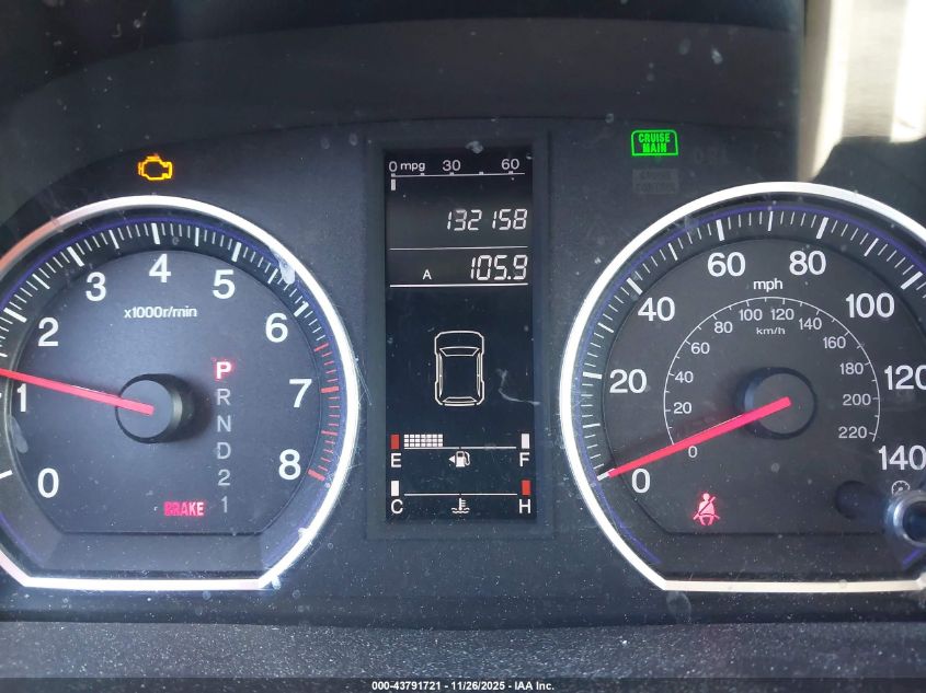 2008 Honda Cr-V Lx VIN: JHLRE38398C010340 Lot: 43791721