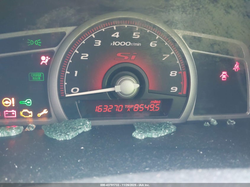 2007 Honda Civic Si VIN: 2HGFA55547H712981 Lot: 43791733