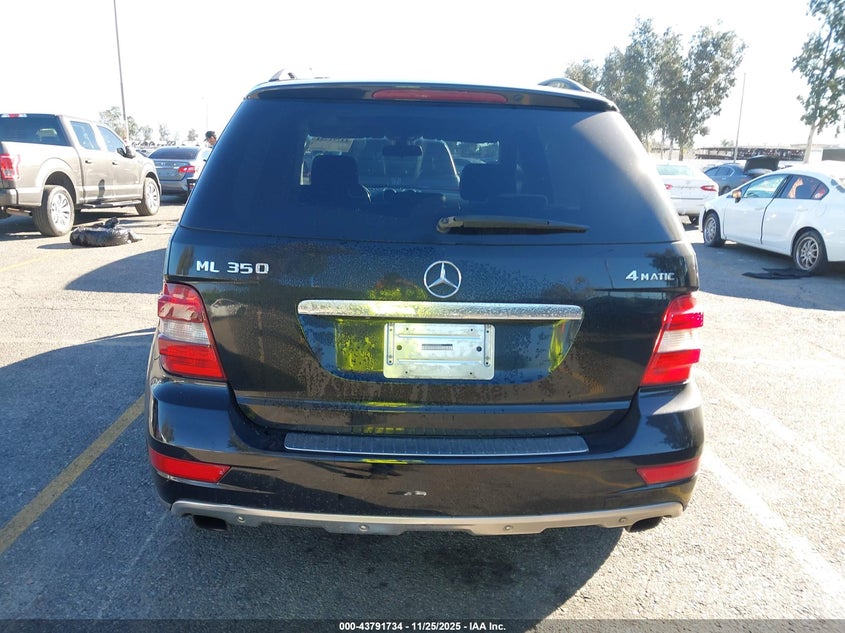 2009 Mercedes-Benz Ml 350 4Matic VIN: 4JGBB86E59A500923 Lot: 43791734