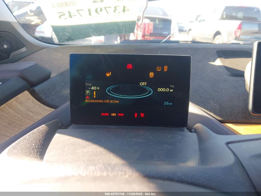 2015 BMW I3 VIN: WBY1Z2C58FV555463 Lot: 43791745