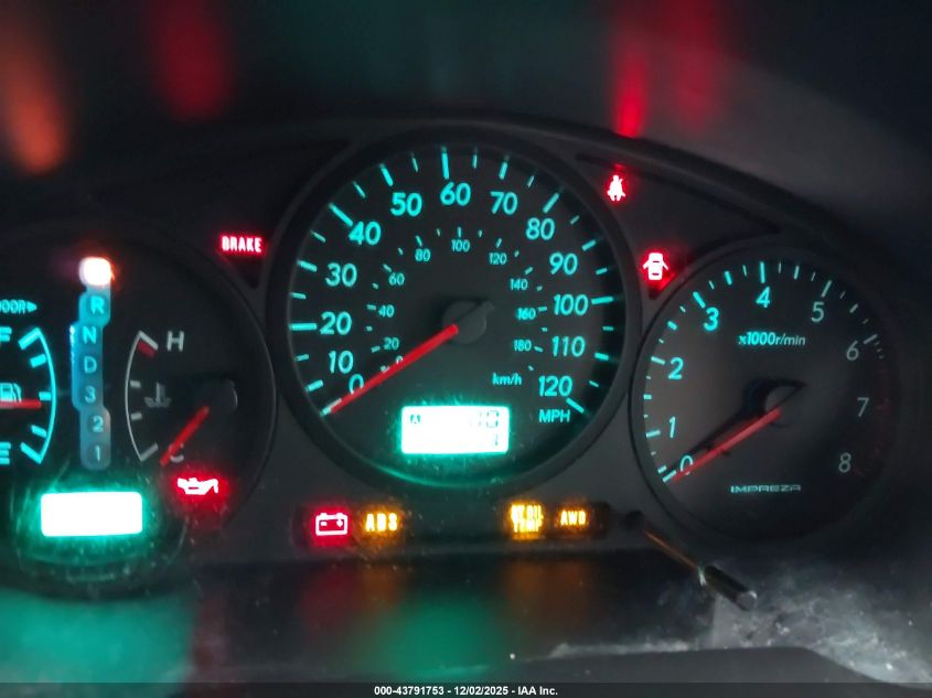 2006 Subaru Impreza 2.5I VIN: JF1GD67616H526315 Lot: 43791753