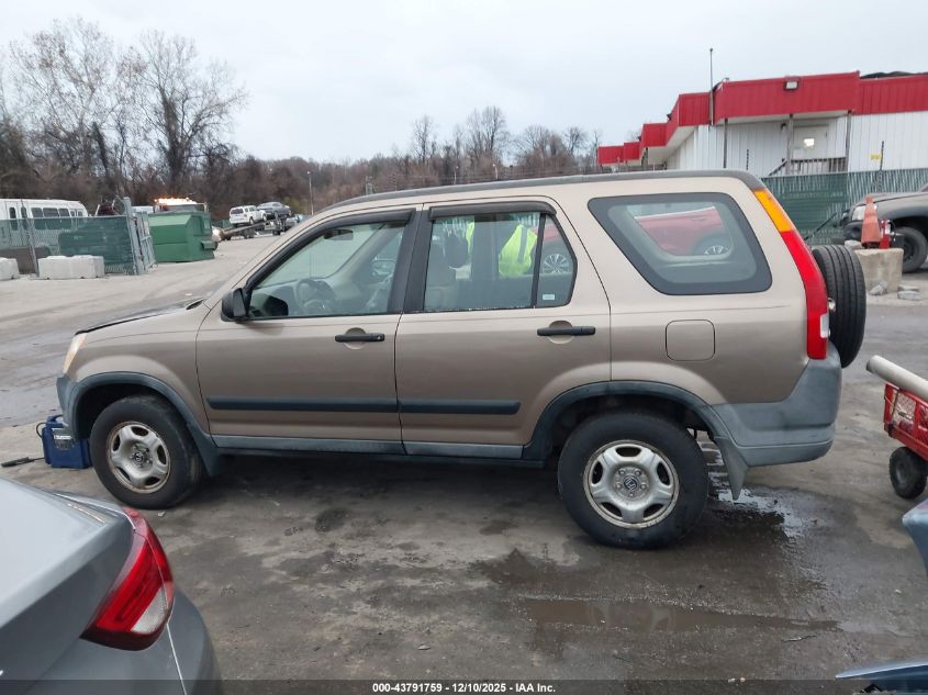 2004 Honda Cr-V Lx VIN: SHSRD78424U239285 Lot: 43791759