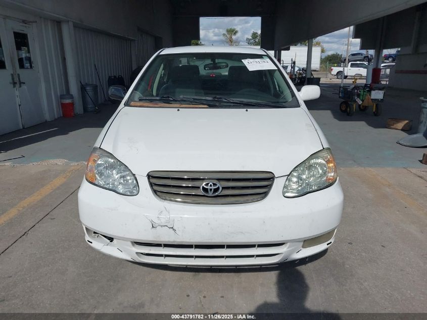 2003 Toyota Corolla S VIN: 1NXBR32E63Z126042 Lot: 43791782