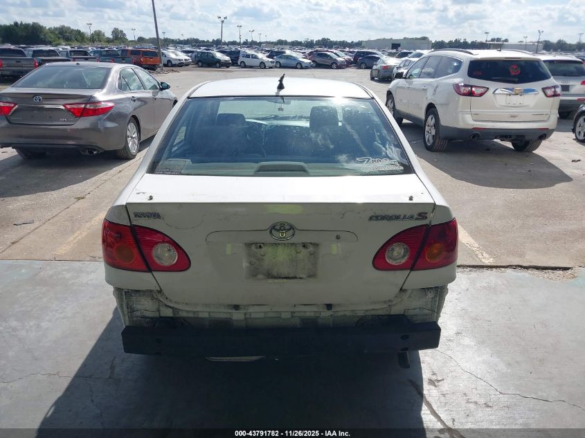 2003 Toyota Corolla S VIN: 1NXBR32E63Z126042 Lot: 43791782