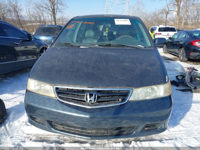 2004 Honda Odyssey Ex-L VIN: 5FNRL18944B093717 Lot: 43791800