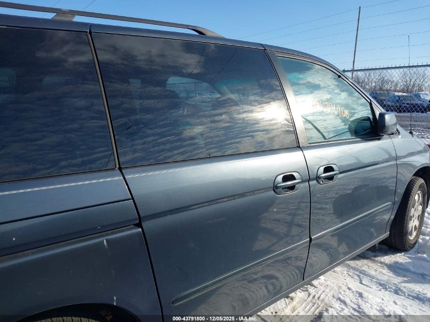 2004 Honda Odyssey Ex-L VIN: 5FNRL18944B093717 Lot: 43791800