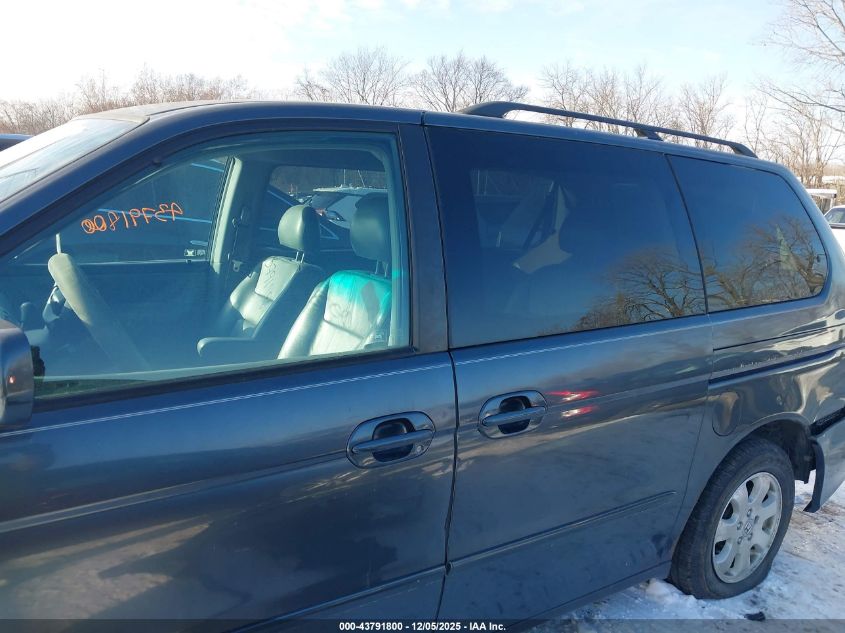 2004 Honda Odyssey Ex-L VIN: 5FNRL18944B093717 Lot: 43791800