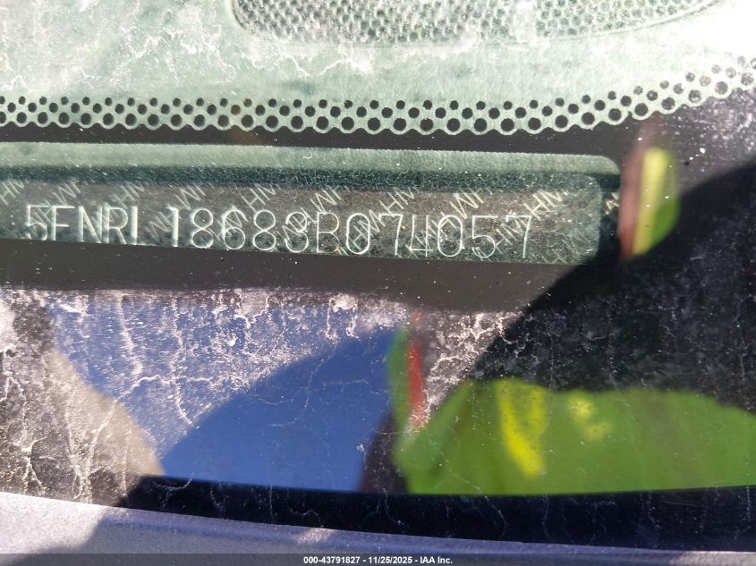 2003 Honda Odyssey Ex VIN: 5FNRL18683B074057 Lot: 43791827