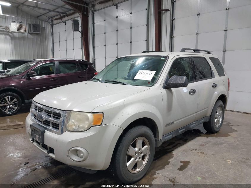 2008 Ford Escape Xlt VIN: 1FMCU93128KD56570 Lot: 43791841
