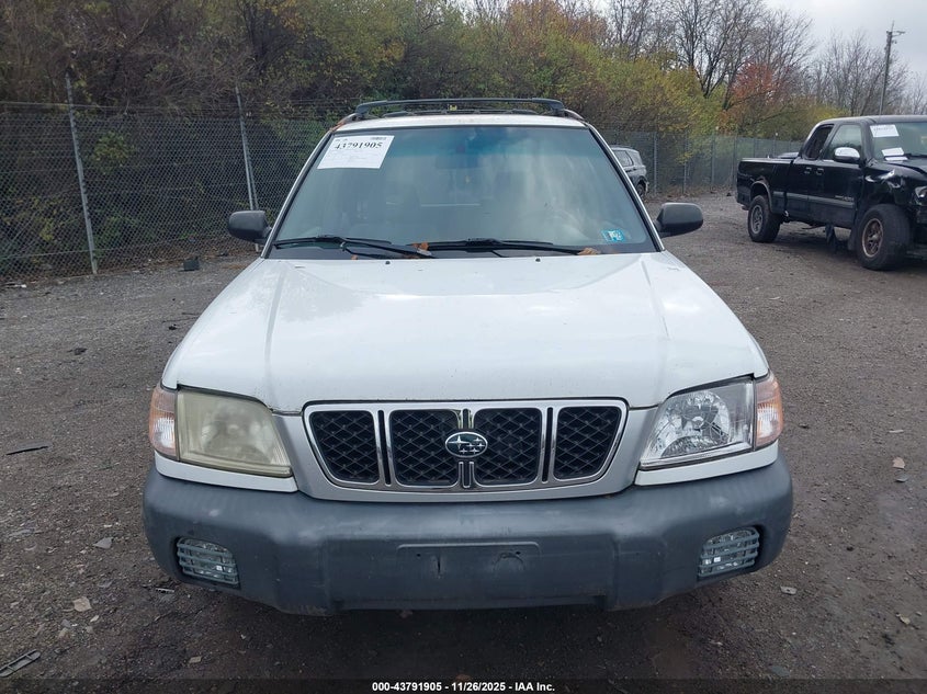2002 Subaru Forester VIN: UF3SF63502H742402 Lot: 43791905