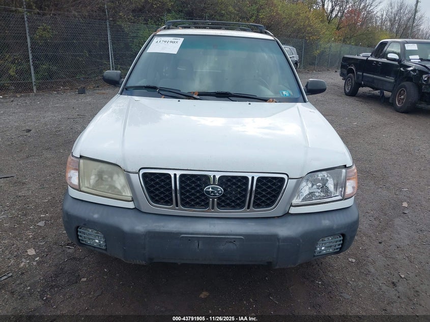 2002 Subaru Forester VIN: UF3SF63502H742402 Lot: 43791905