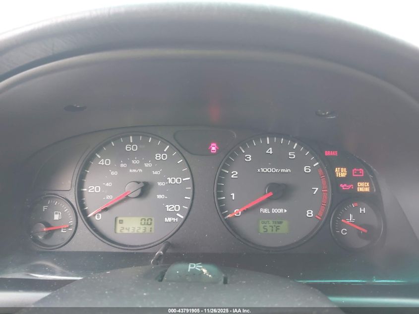 2002 Subaru Forester VIN: UF3SF63502H742402 Lot: 43791905