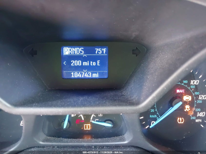 2015 Ford Transit Connect Xlt VIN: NM0LE7F74F1191448 Lot: 43791912