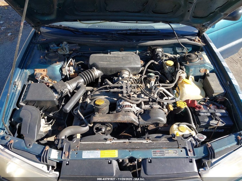 1998 Subaru Legacy L/Right Hand Postal Drive VIN: 4S3BK4351W7321501 Lot: 43791927