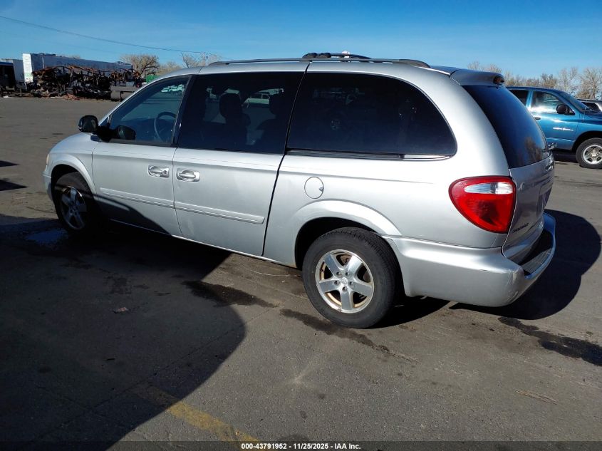 2007 Dodge Grand Caravan Sxt VIN: 2D4GP44L57R347204 Lot: 43791952