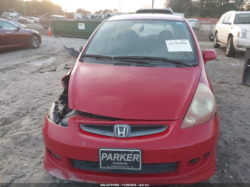 2008 Honda Fit Sport VIN: JHMGD386X8S067331 Lot: 43791956