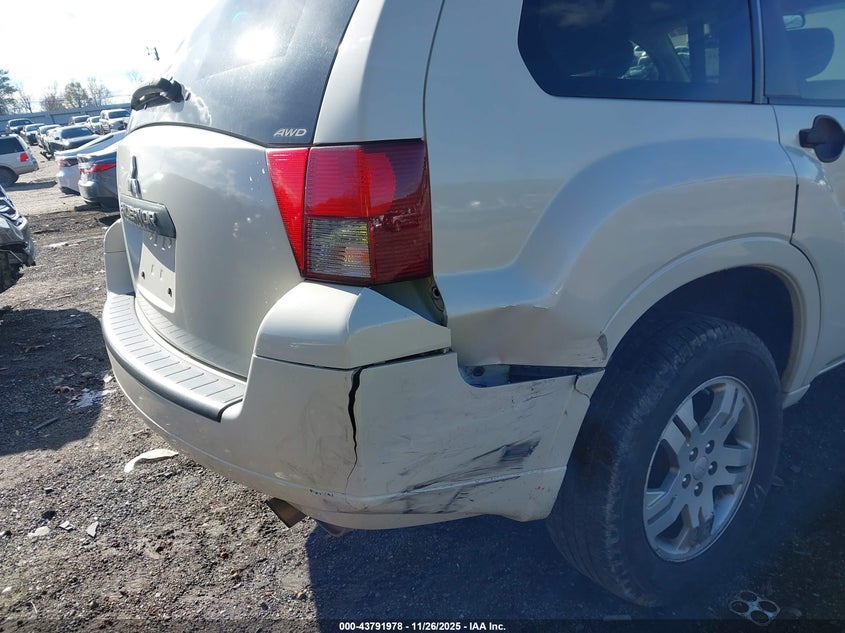 2008 Mitsubishi Endeavor Ls VIN: 4A4MN21S48E041186 Lot: 43791978