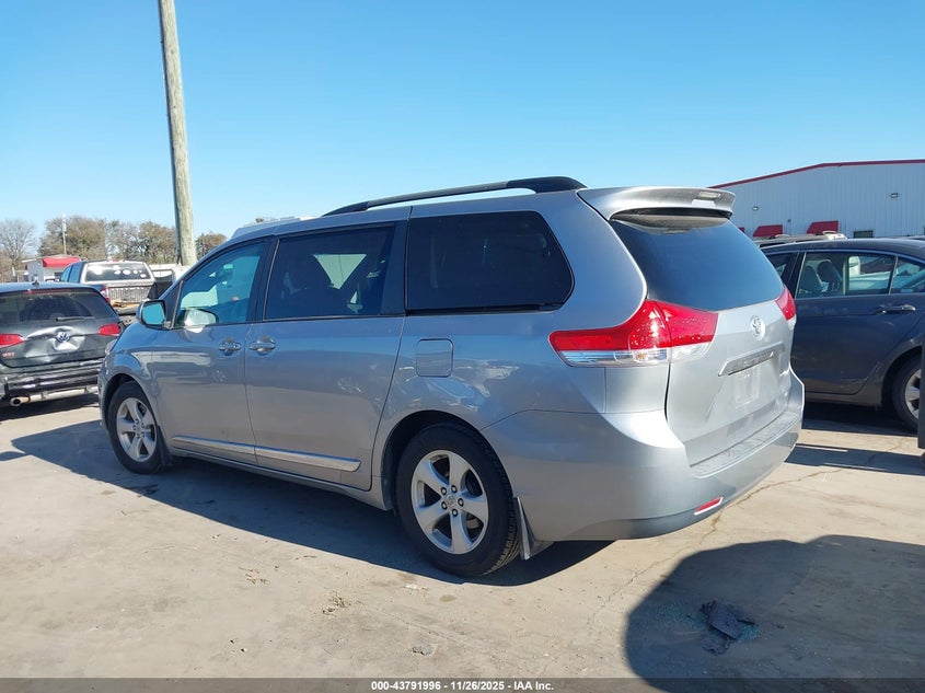 2011 Toyota Sienna Le V6 VIN: 5TDKK3DC0BS164986 Lot: 43791996