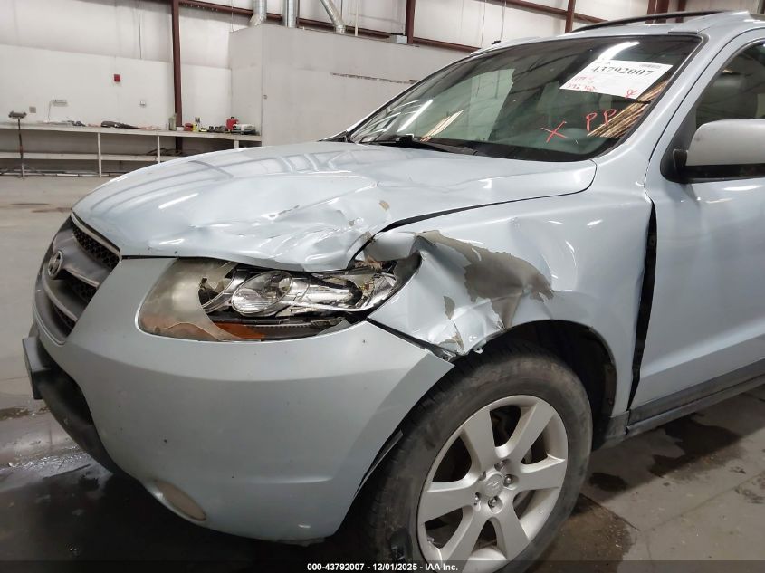 2007 Hyundai Santa Fe Limited/Se VIN: 5NMSH73E77H031287 Lot: 43792007