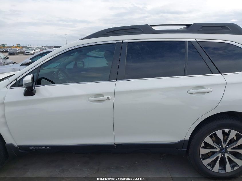 2016 Subaru Outback 2.5I Limited VIN: 4S4BSBNC3G3243467 Lot: 43792038