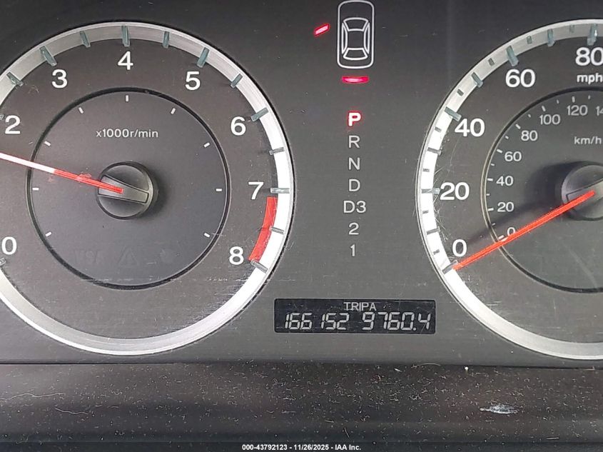 2009 Honda Accord 2.4 Ex-L VIN: JHMCP26839C017807 Lot: 43792123