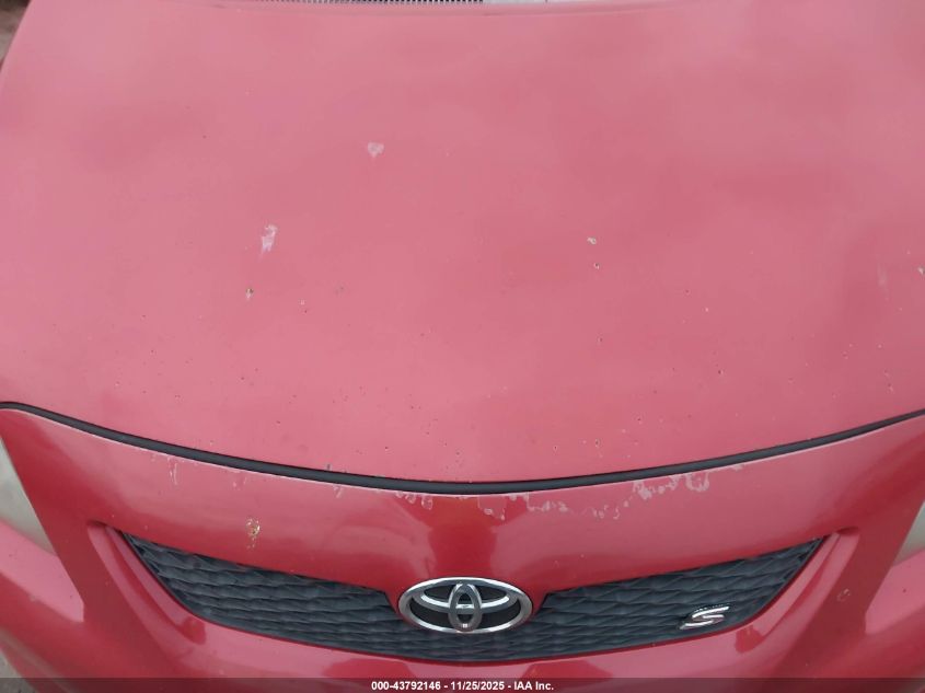 2009 Toyota Corolla S VIN: 2T1BU40E39C111869 Lot: 43792146