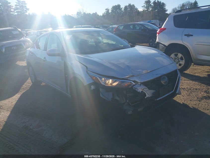 2020 Nissan Sentra S Xtronic Cvt VIN: 3N1AB8BV5LY277861 Lot: 43792235