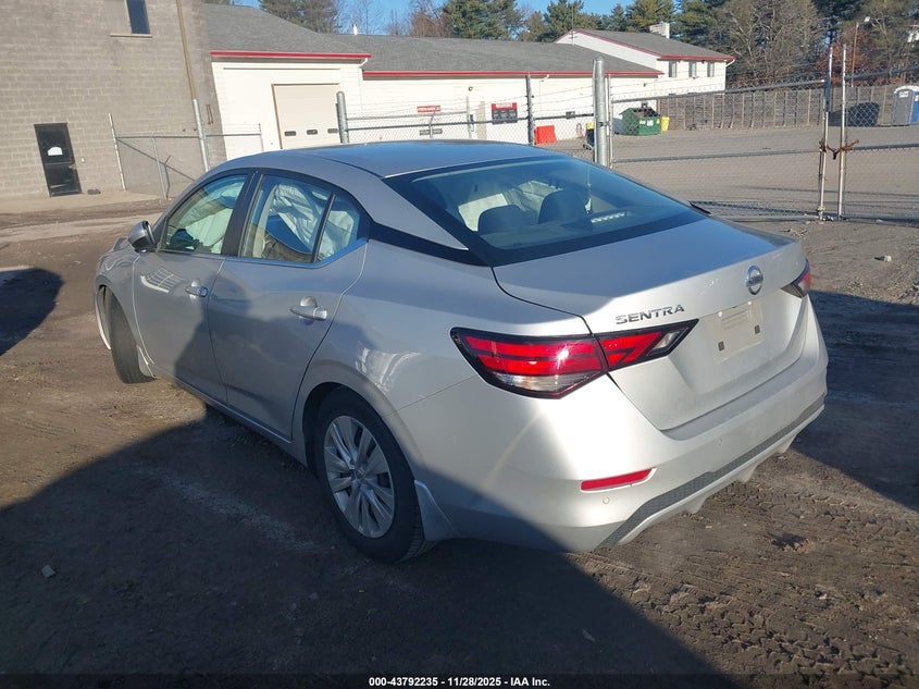 2020 Nissan Sentra S Xtronic Cvt VIN: 3N1AB8BV5LY277861 Lot: 43792235