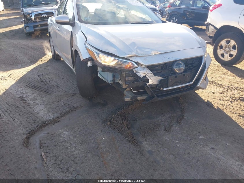 2020 Nissan Sentra S Xtronic Cvt VIN: 3N1AB8BV5LY277861 Lot: 43792235