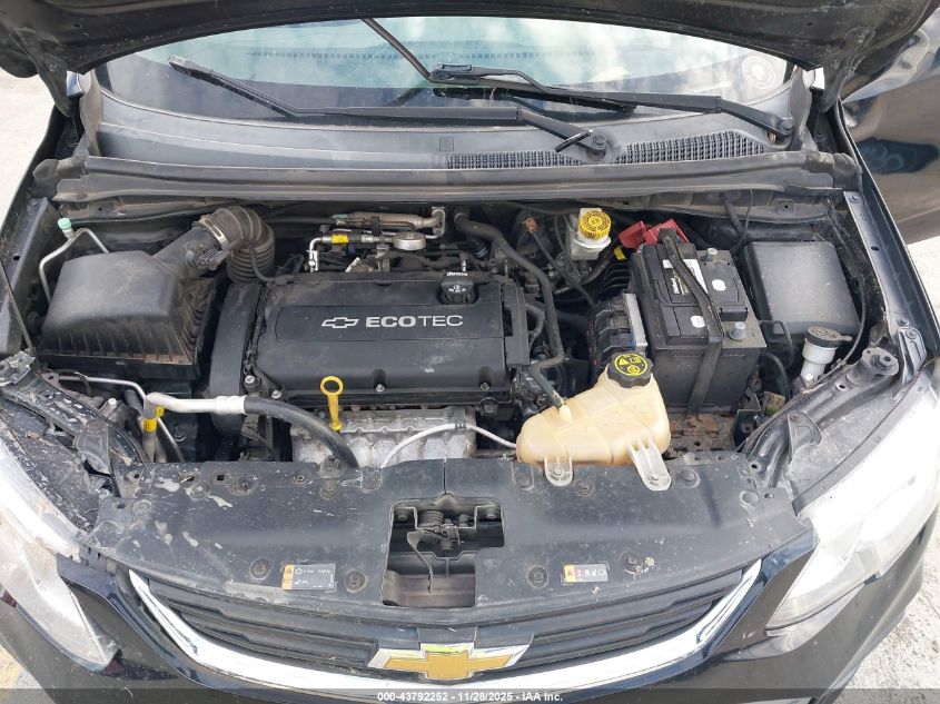 2018 Chevrolet Sonic Lt Auto VIN: 1G1JD5SH1J4109210 Lot: 43792252