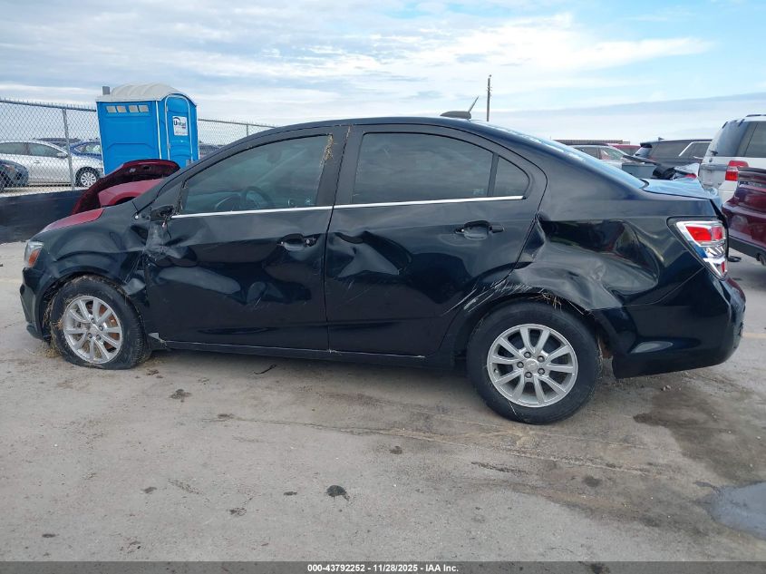 2018 Chevrolet Sonic Lt Auto VIN: 1G1JD5SH1J4109210 Lot: 43792252