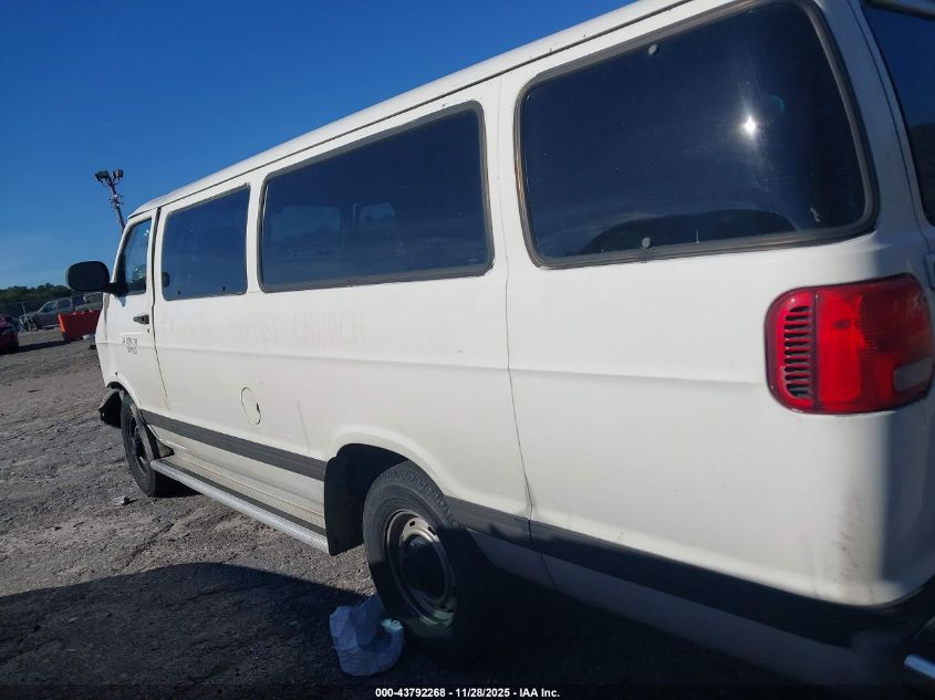 1998 Dodge Ram Wagon 3500 Value VIN: 2B5WB35Z8WK127429 Lot: 43792268