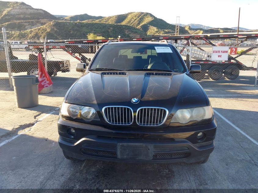2001 BMW X5 4.4 VIN: WBAFB33591LH14352 Lot: 43792270