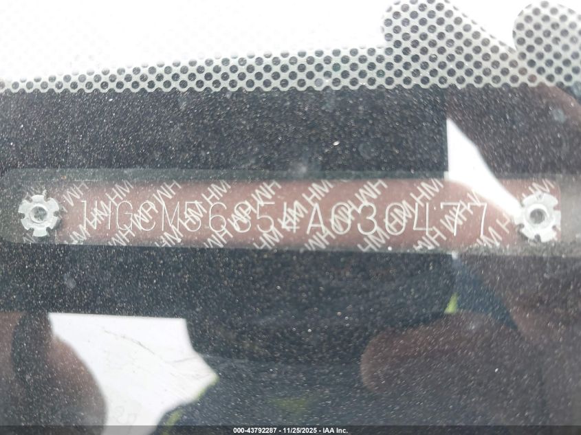 2004 Honda Accord 2.4 Ex VIN: 1HGCM56854A030477 Lot: 43792287