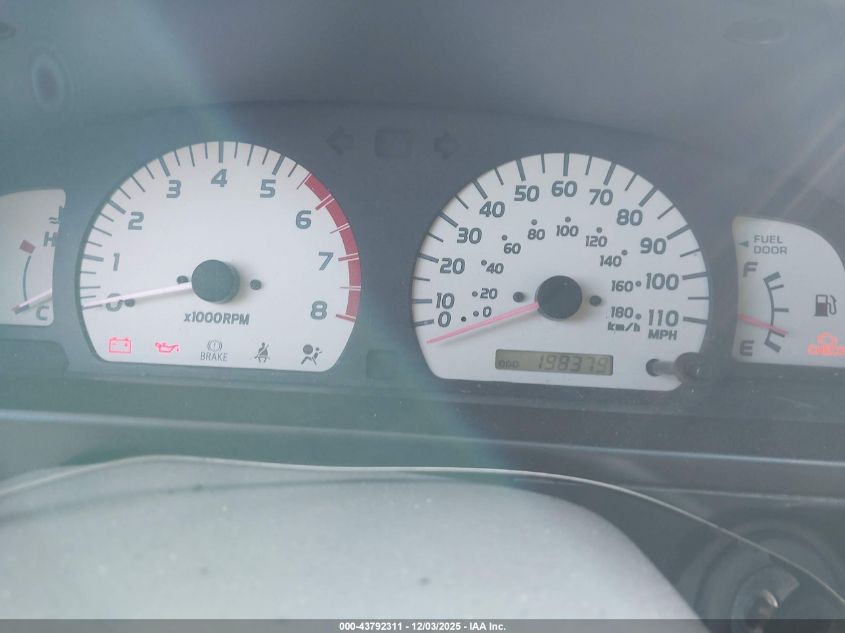 2001 Toyota Tacoma Prerunner V6 VIN: 5TESN92N21Z852424 Lot: 43792311