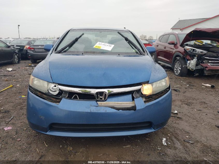 2007 Honda Civic Lx VIN: 1HGFA16547L129241 Lot: 43792330