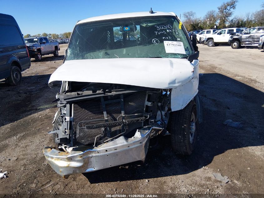 2019 Chevrolet Express 2500 Work Van VIN: 1GCWGAFG1K1287135 Lot: 43792349