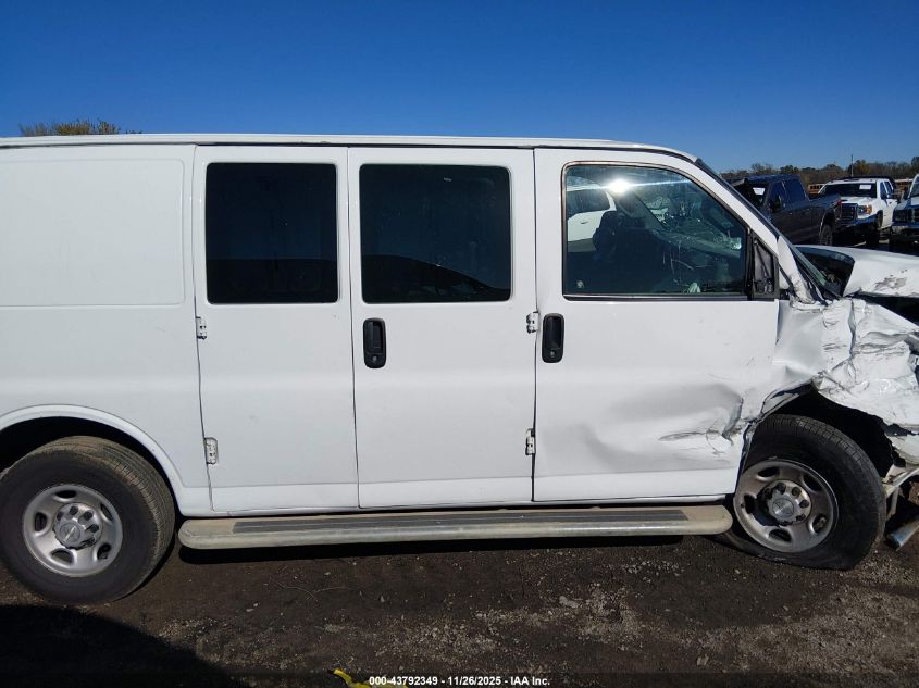2019 Chevrolet Express 2500 Work Van VIN: 1GCWGAFG1K1287135 Lot: 43792349
