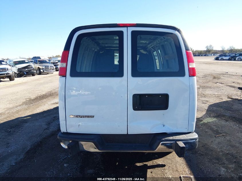 2019 Chevrolet Express 2500 Work Van VIN: 1GCWGAFG1K1287135 Lot: 43792349