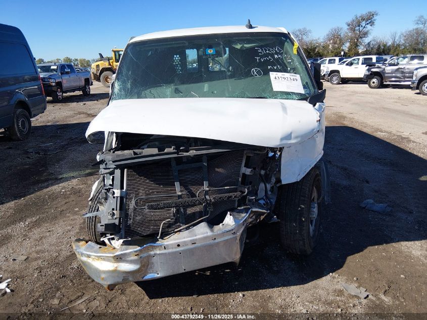 2019 Chevrolet Express 2500 Work Van VIN: 1GCWGAFG1K1287135 Lot: 43792349