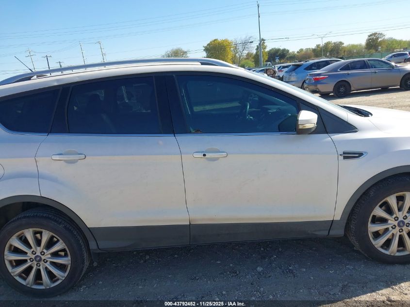 2017 Ford Escape Titanium VIN: 1FMCU0JD4HUB60000 Lot: 43792452