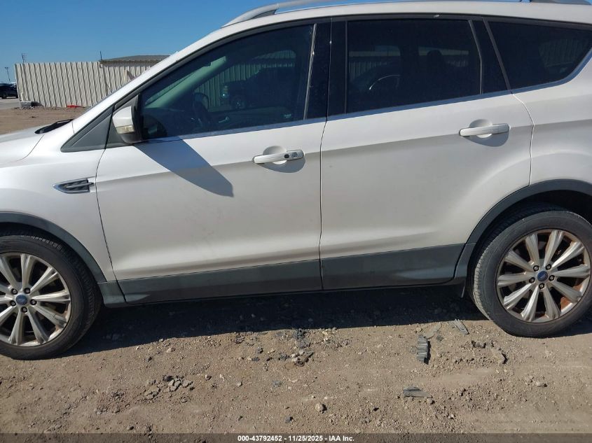 2017 Ford Escape Titanium VIN: 1FMCU0JD4HUB60000 Lot: 43792452